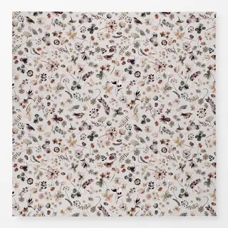 Tischdecke Wild Pflanzen Cottagecore Beige