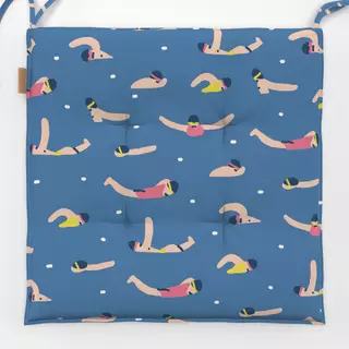 Sitzkissen Swimmers in the Pool