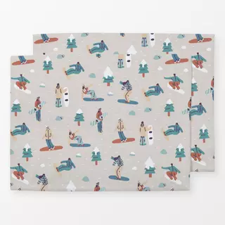 Tischset Winter Sports
