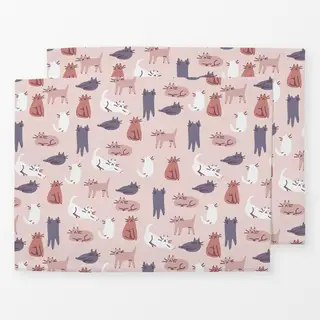 Tischset Keep Calm and Love Cats