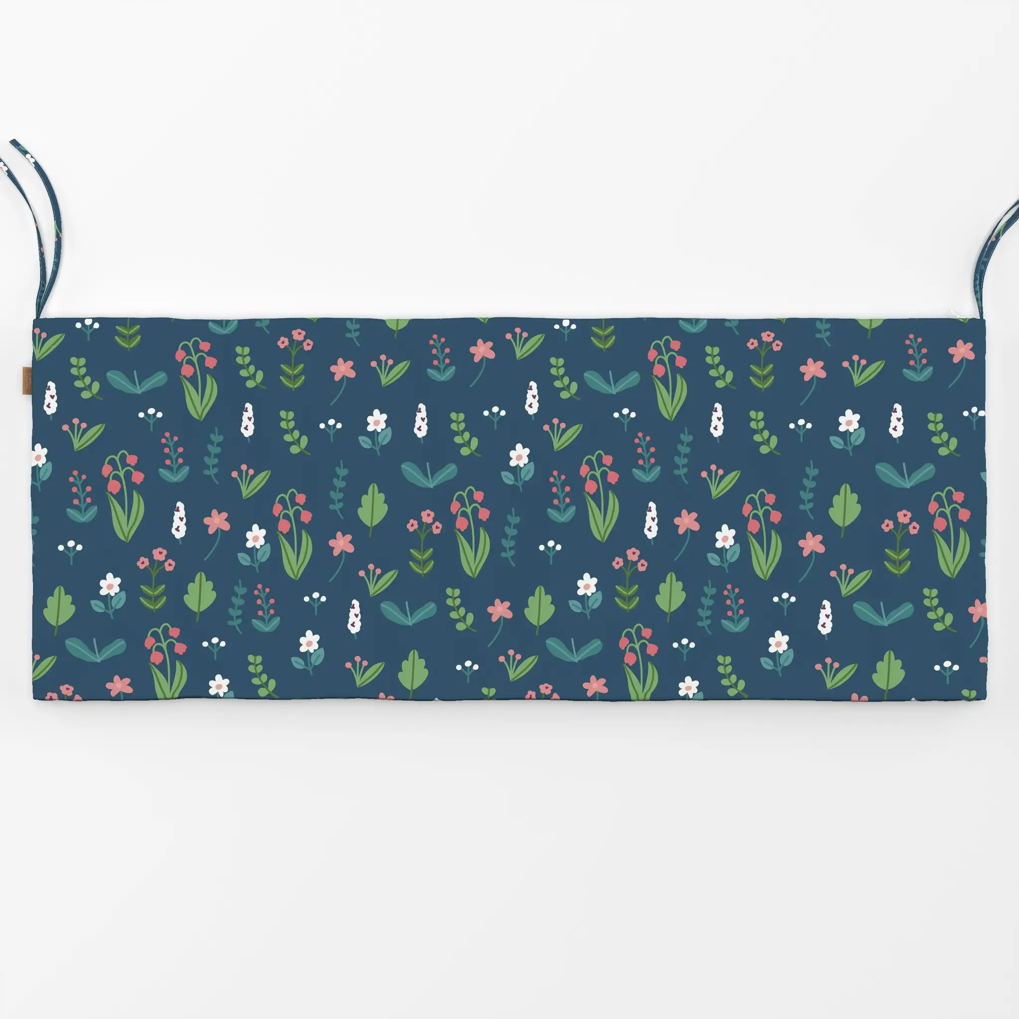 Bankauflage Beautiful Floral Pattern - Blumen & Florales - von „Sara Maese"; Garten, Wildblumen, floral, pattern, flower, Fl...