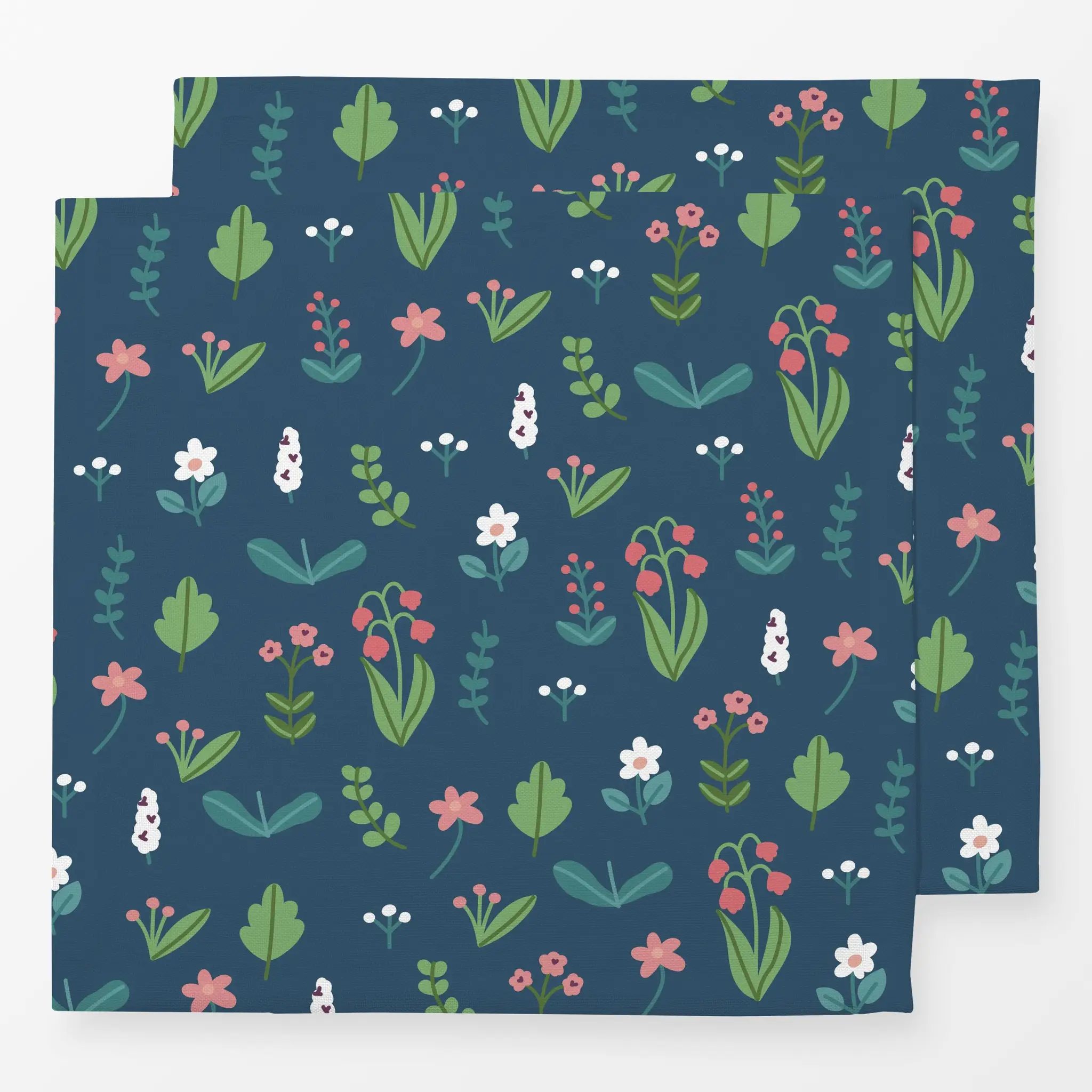 Servietten Beautiful Floral Pattern - Blumen & Florales - von „Sara Maese"; Garten, Wildblumen, floral, pattern, flower, Flo...