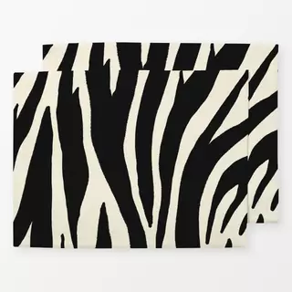 Tischset Zebra