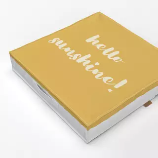 Bodenkissen Typo Sunshine Bold