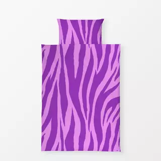 Bettwäsche purple Zebra