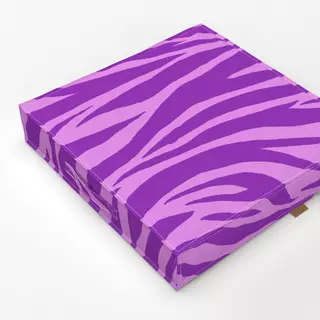 Bodenkissen purple Zebra