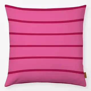 Kissen Stylish Stripes Pink Red