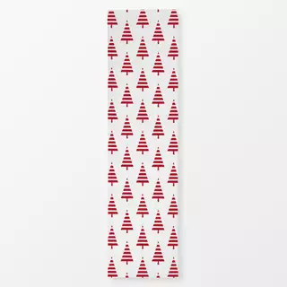 Tischläufer Nordic Noel Weiß Rot