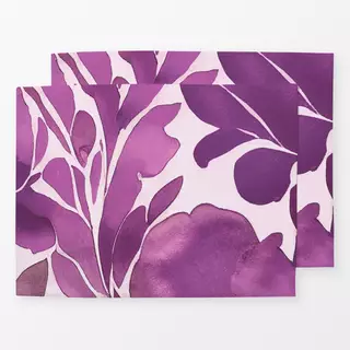 Tischset Watercolor Flowers purple