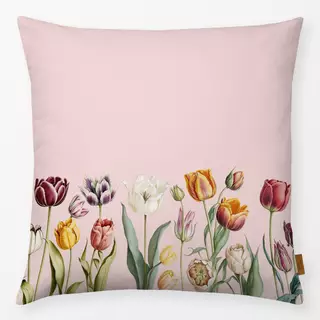 Kissen Tulpen Nostalgie pink