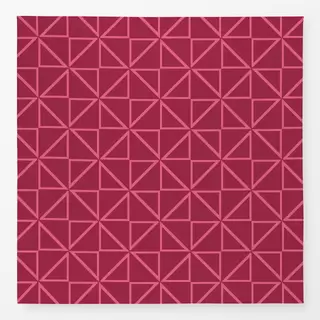 Tischdecke Viva Magenta Triangles