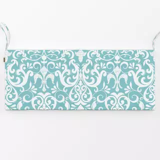 Bankauflage Fleur De Lis Damask Script II