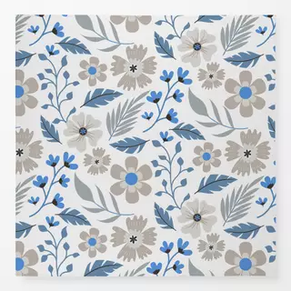 Tischdecke Scandi Flowers blue