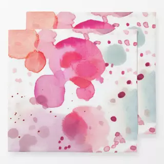 Servietten Pink Color Blots