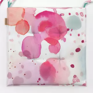Sitzkissen Pink Color Blots