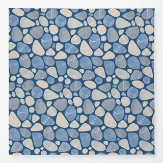 Tischdecke Blue Pebble