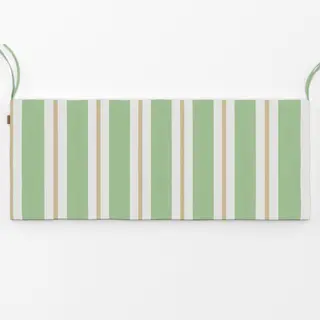 Bankauflage Stripes Green Beige