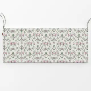 Bankauflage Hufeisen Ornament Pink Grün