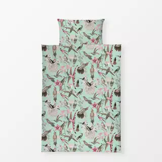 Bettwäsche Kolibri Paradies mint