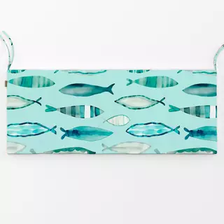 Bankauflage Under The Sea turquoise