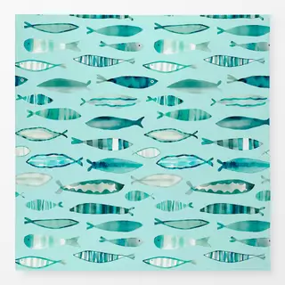 Tischdecke Under The Sea turquoise