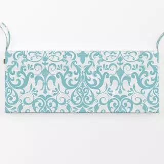 Bankauflage Fleur De Lis Damask Script