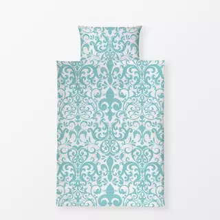 Bettwäsche Fleur De Lis Damask Script