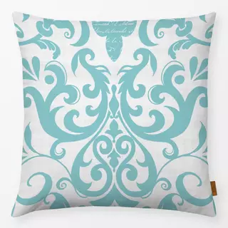 Kissen Fleur De Lis Damask Script