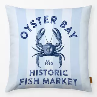 Kissen Retro Seafood Fish Market