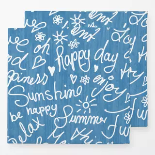 Servietten Summer Sunshine blue white