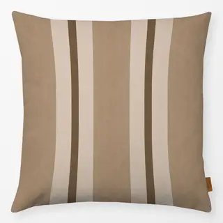Kissen Stripes Brown Beige