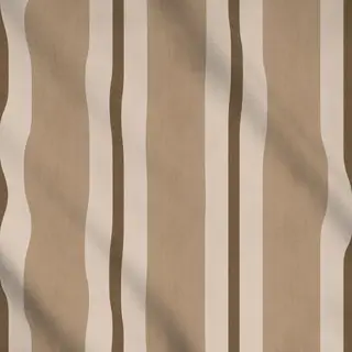 Meterware Stripes Brown Beige