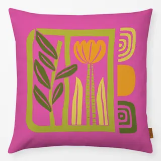 Kissen Minimalist  Retro Tulip Pink