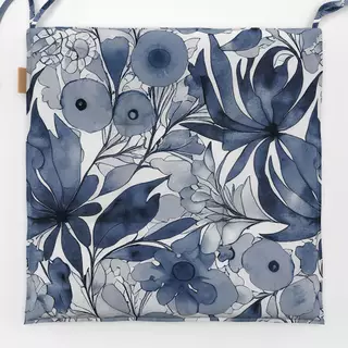 Sitzkissen Fancy Flower Fun navy