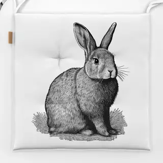 Sitzkissen Vintage Rabbit