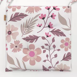 Sitzkissen Scandi Flowers pink beige