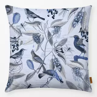 Kissen Nostalgic Magnolia Birds Blue