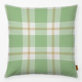 Kissen Plaid Green Beige