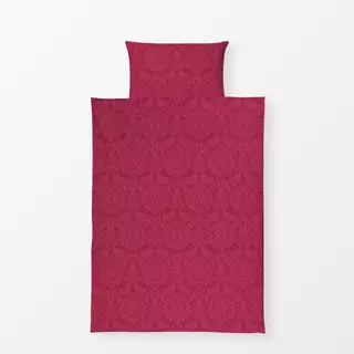 Bettwäsche Viva Magenta Rabbit Damask