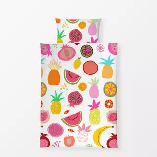 Bettwäsche Exotic Fruit Paradise white