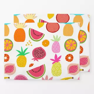 Tischset Exotic Fruit Paradise white