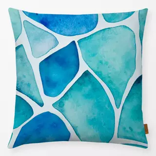 Kissen Sea Glass Aqua blue