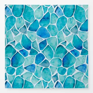 Tischdecke Sea Glass Aqua blue