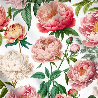 Meterware Peony Romance