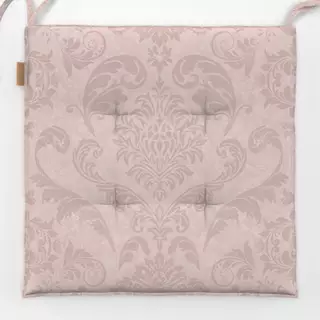 Sitzkissen Vintage Damask rosa