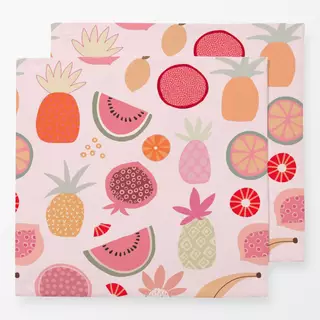Servietten Exotic Fruit Paradise pink