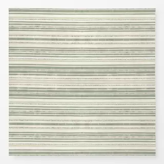 Tischdecke Rustic Linen Stripes green