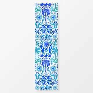 Tischläufer Boho Beach Teal Blue