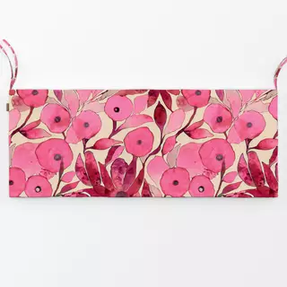 Bankauflage Fancy Flower Fun pink