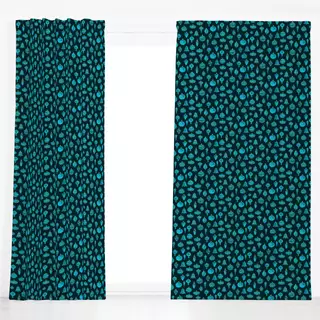 Dekovorhang Turquoise Christmas Decor
